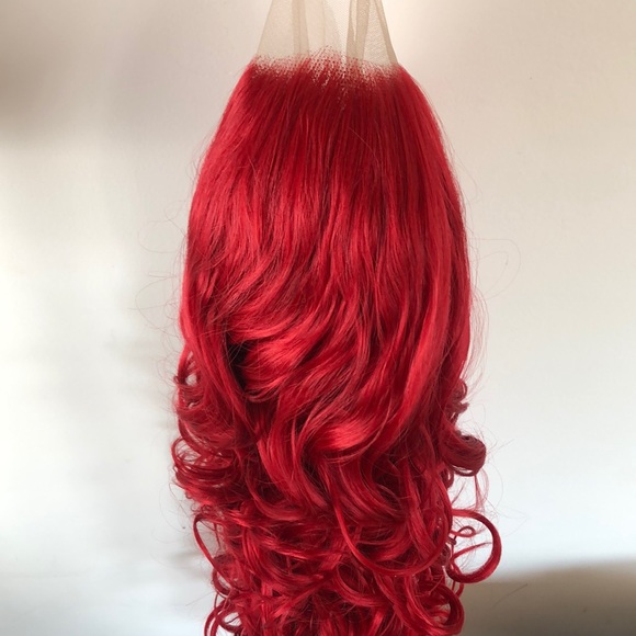 🔹LURIN K 24” RED CURLY LACE FRONT WIG  *NWT* - Picture 3 of 12